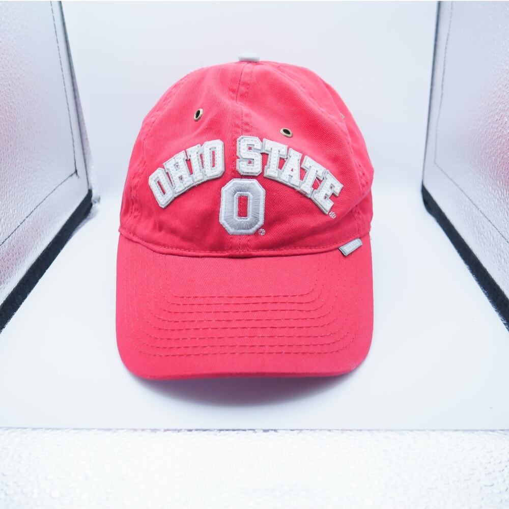 Ohio State Buckeyes Drew Pearson Hat Cap Red Adjustable‎